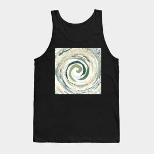 Circle Pixel Jungle Hearts Pattern Tank Top